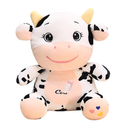 かわいい赤ちゃん牛の人形のぬいぐるみ
