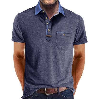 European And American Men'S Clothing Short Sleeve