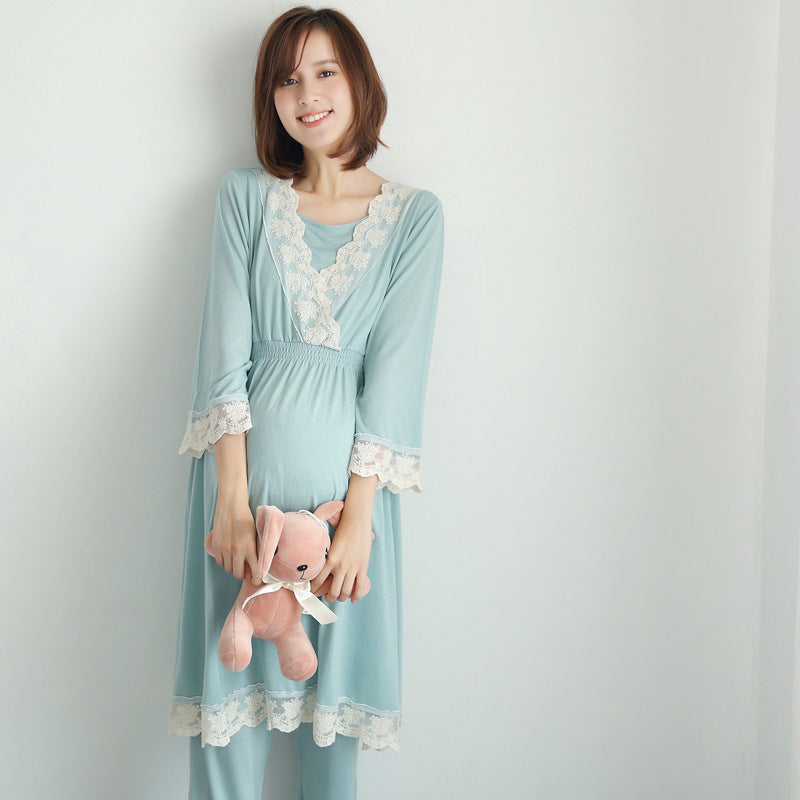 Spring And Autumn Japanese Maternity Dress Pregnant