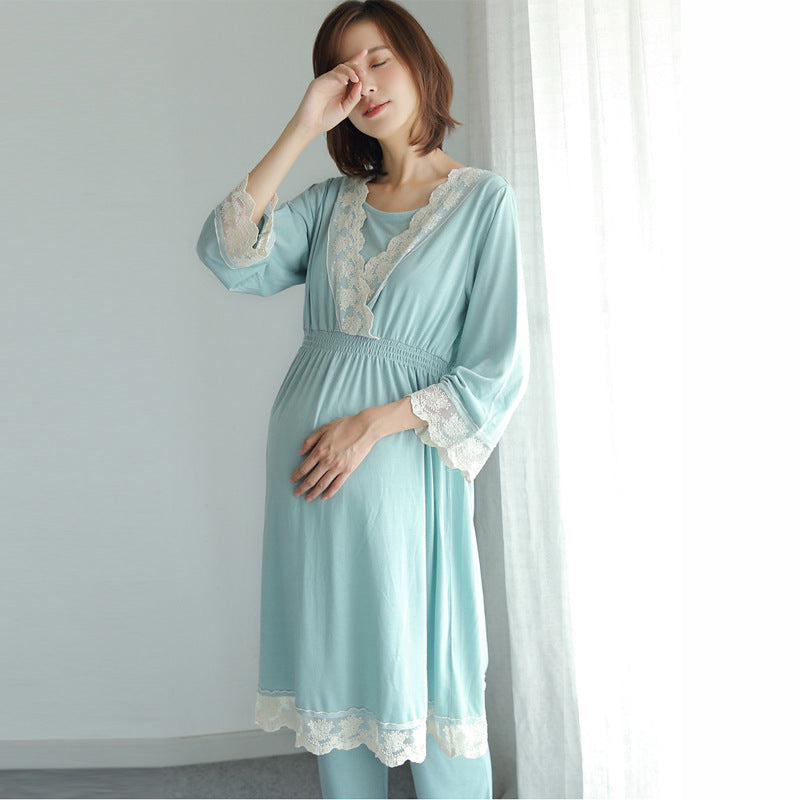 Spring And Autumn Japanese Maternity Dress Pregnant