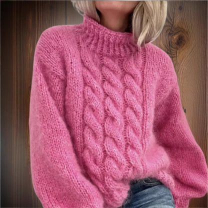 European And American Women'S Turtleneck Pullover Thick