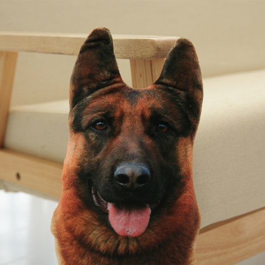 Funny 3D Dog Print Throw Pillow Creative