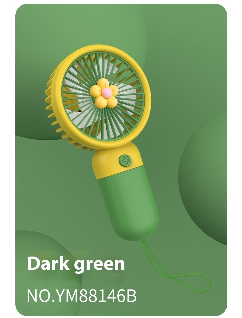 Small Handheld Fan Cute Candy Color Portable