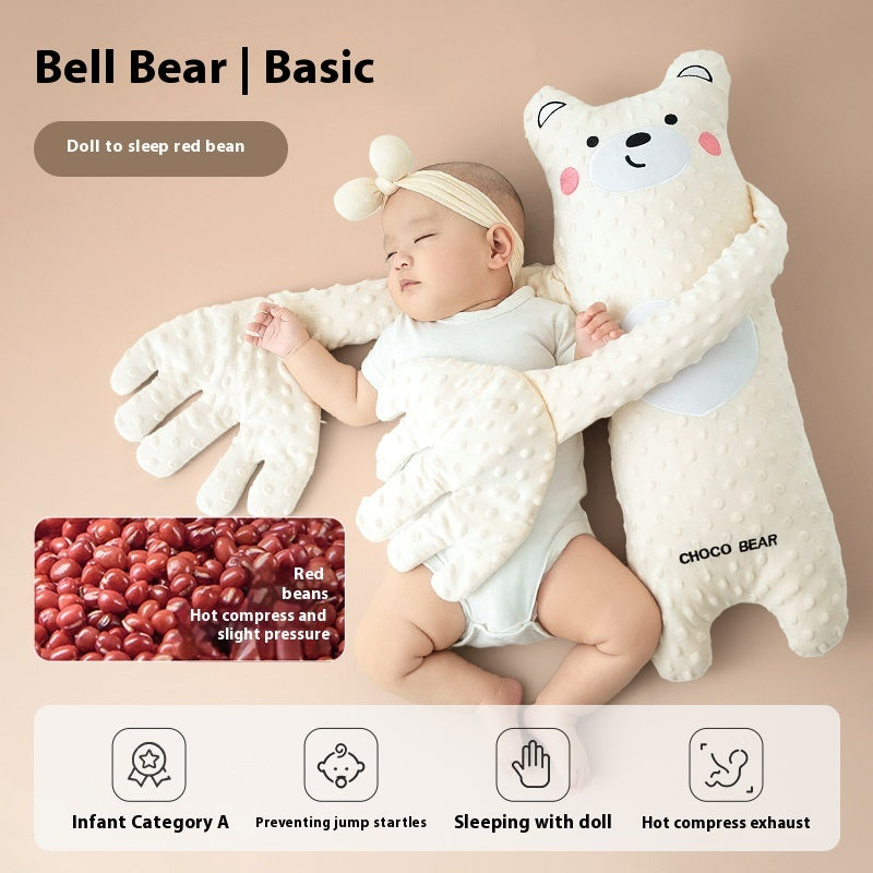 Baby'S Wheat Palm Holding Wheat Sleeping Chair