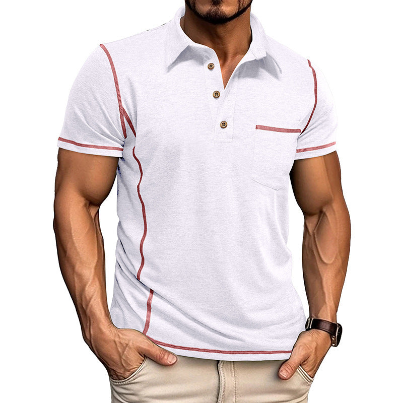 Personalized Short-Sleeved Lapel T-Shirt