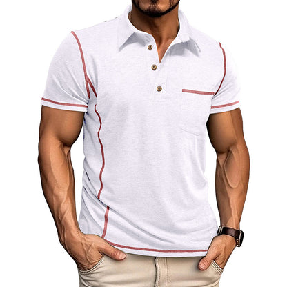 Personalized Short-Sleeved Lapel T-Shirt