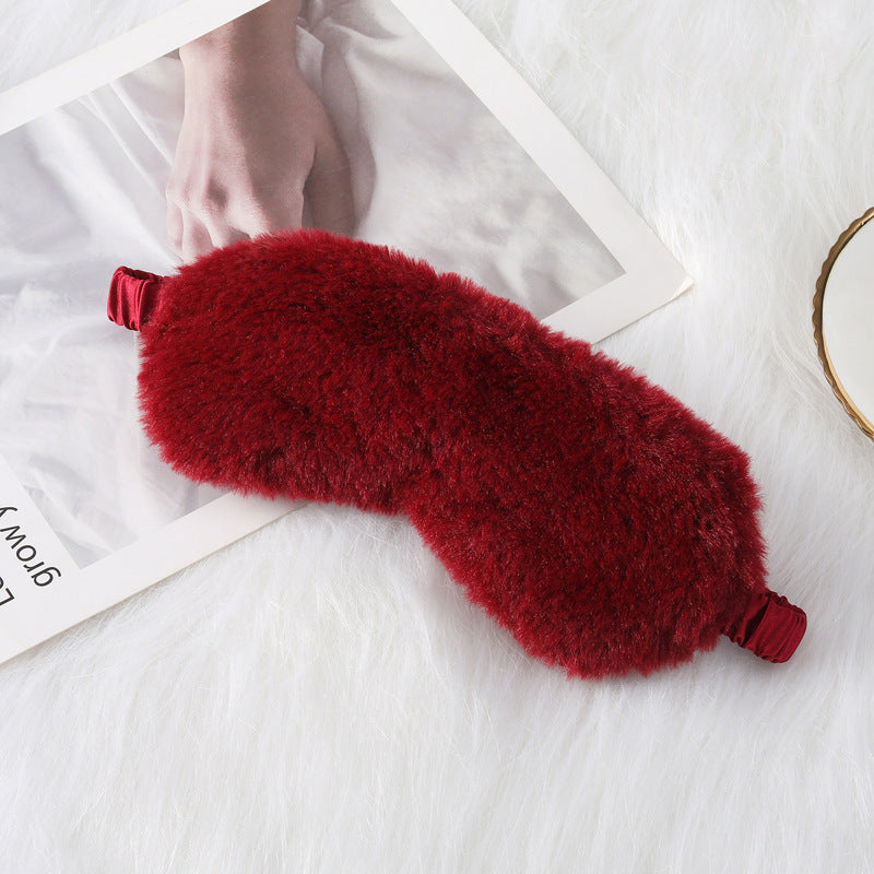 Rabbit Fur Eye Mask Autumn And Comfortable