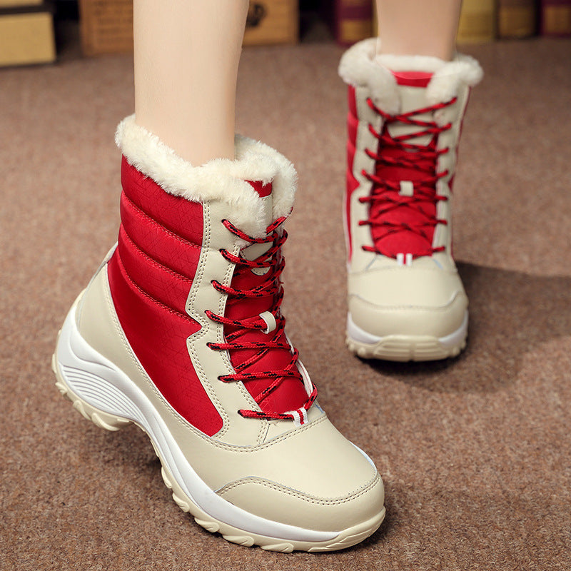Snow Boots Plush Warm Ankle Boots For