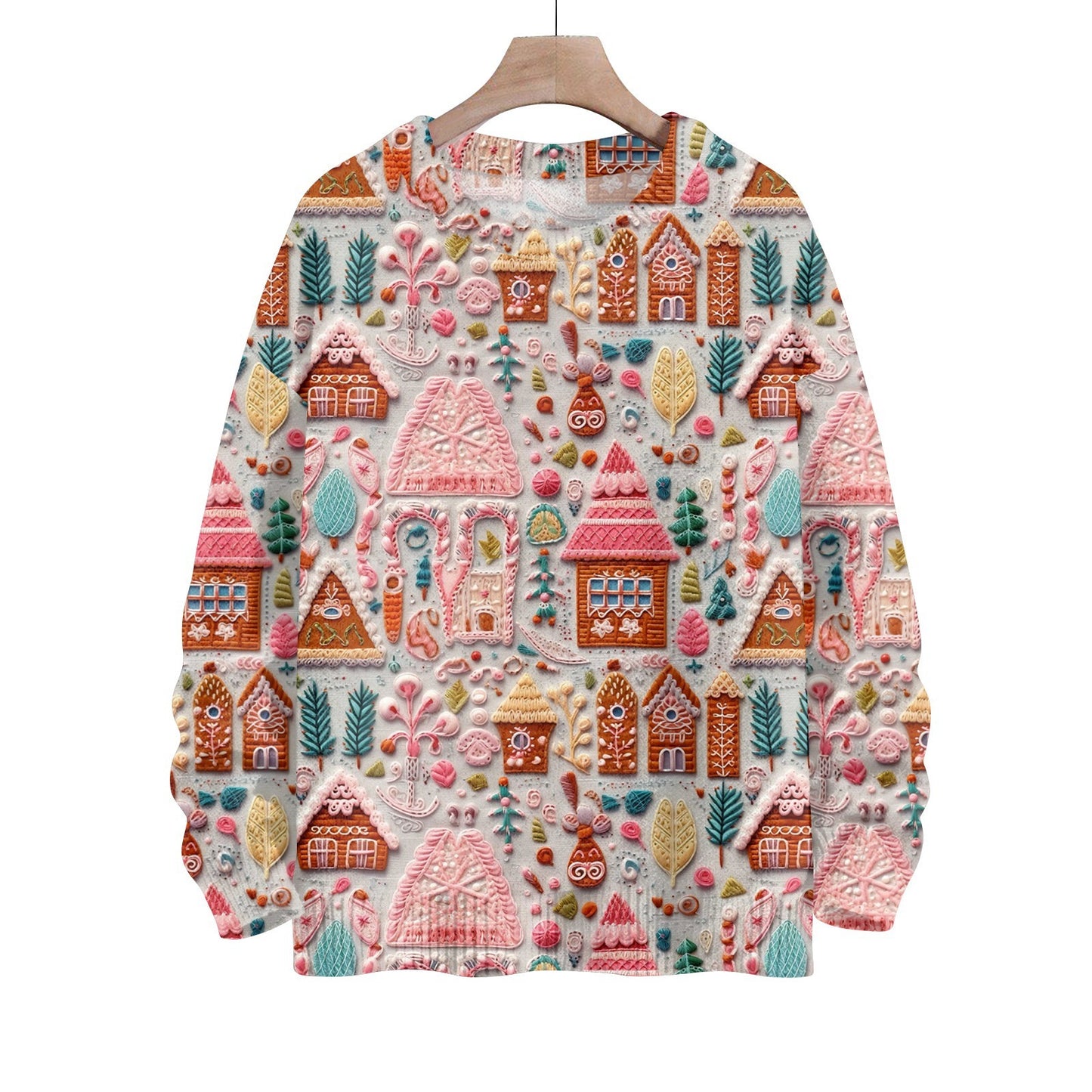 Thick Needle Sweater 3D Digital Printing Women'S