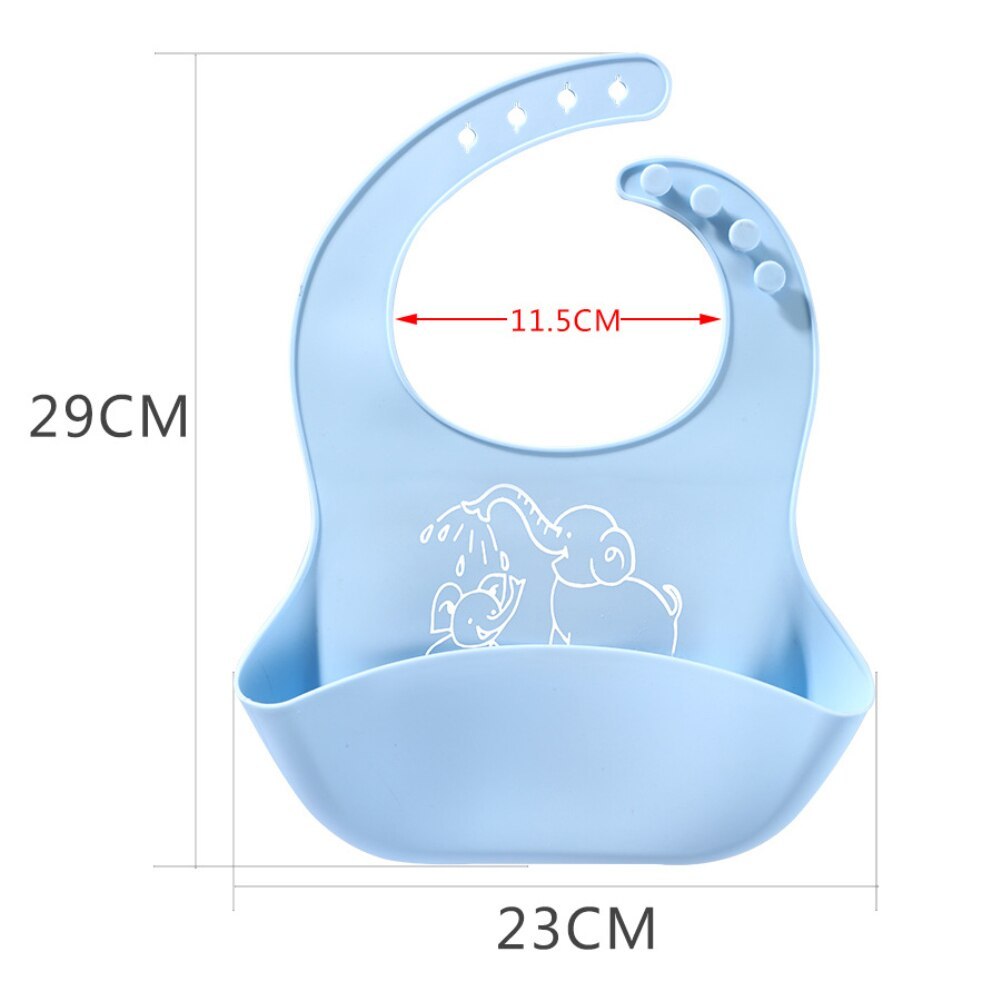 Baby Food Bib Baby Meal Silicone Saliva