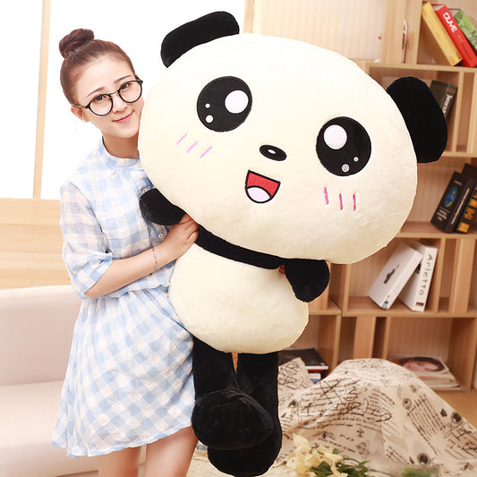 70Cm Kawaii Big Head Panda Plush Toys