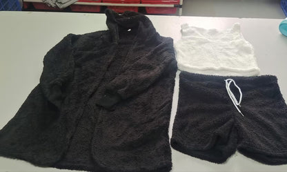 3Pcs Womens Clothing Long Sleeve Crop Tank