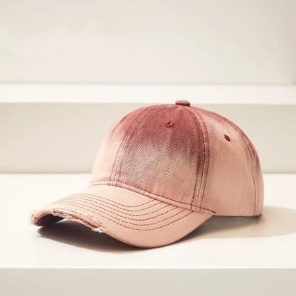 Distressed Denim Casual All-Match Ripped Baseball Cap