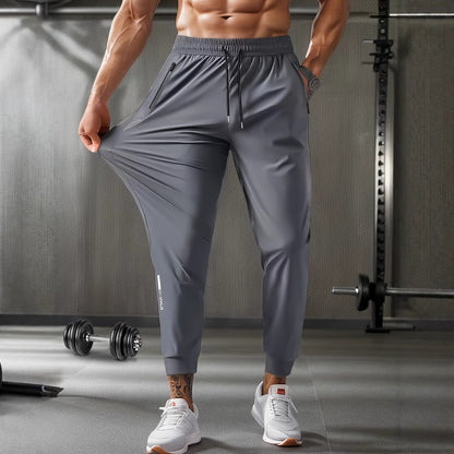 Men'S Running Pants Ice Silk Summer Quick-Drying