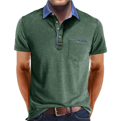 European And American Men'S Clothing Short Sleeve