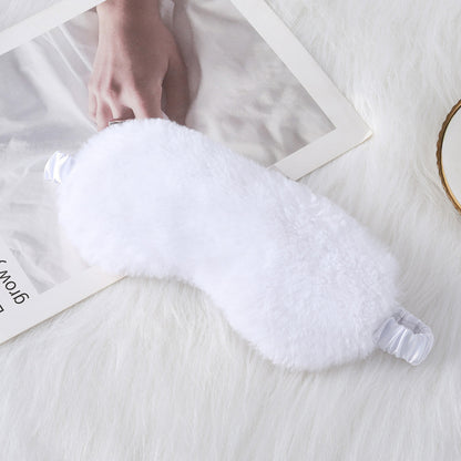 Rabbit Fur Eye Mask Autumn And Comfortable