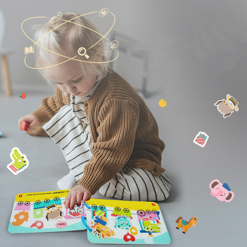 Puzzle Enlightenment Early Education Quiet Book Toy