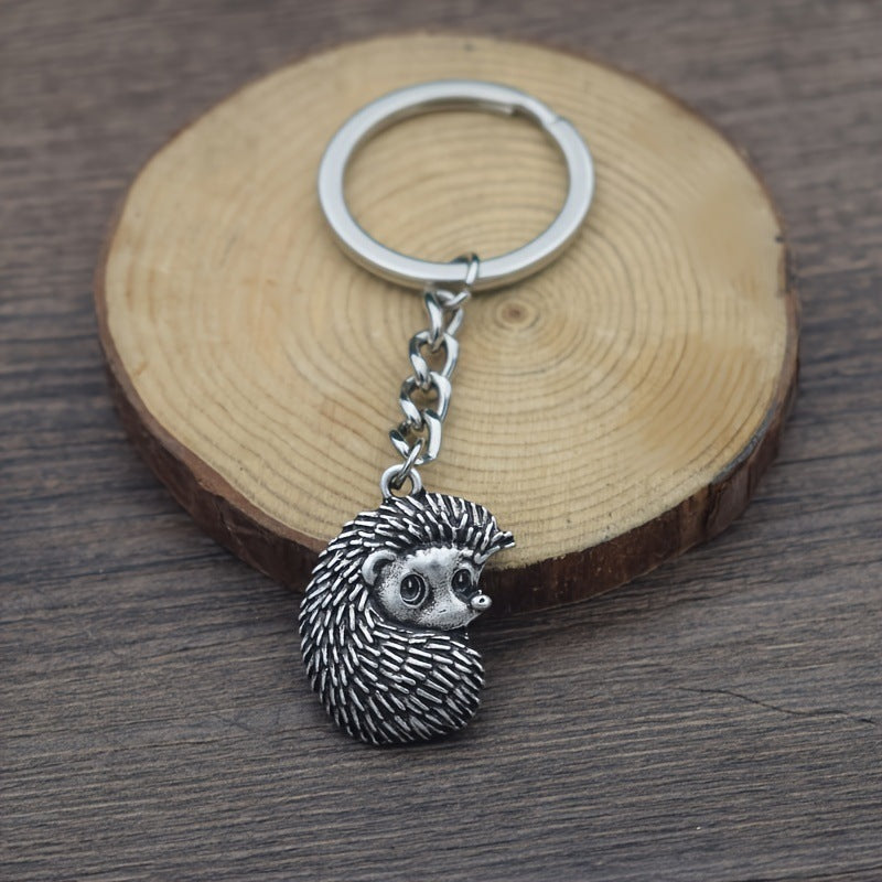 Cute Hedgehog Jewelry Car Keychain