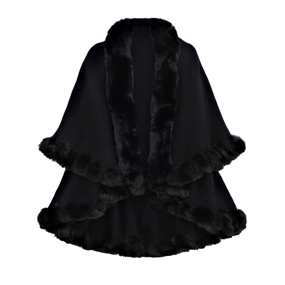 Autumn And Rabbit Fur Collar Layer Artificial