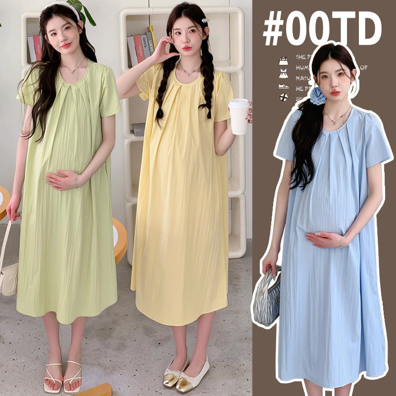 Loose Summer Wind Pregnant Dress