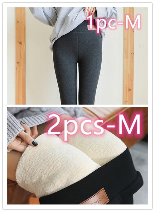 Female Thick Velvet Leggings