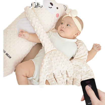 Baby'S Wheat Palm Holding Wheat Sleeping Chair
