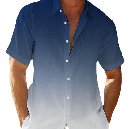 Men'S Hawaiian Short-Sleeved Shirt