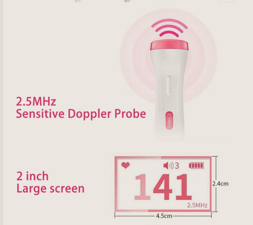 Fetal Heart Rate Monitor Home Pregnancy Baby