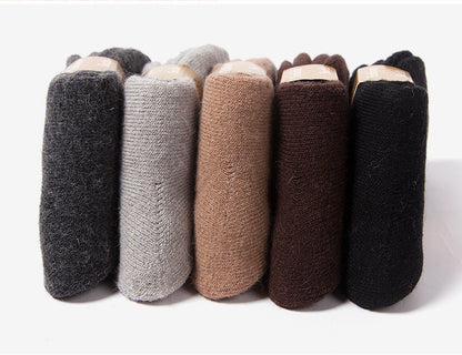 Men'S Thick Terry Thermal Socks Thick Rabbit
