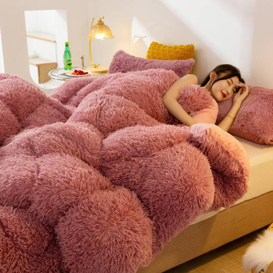 Super Soft Fleece Mink Crystal Velvet Thickened