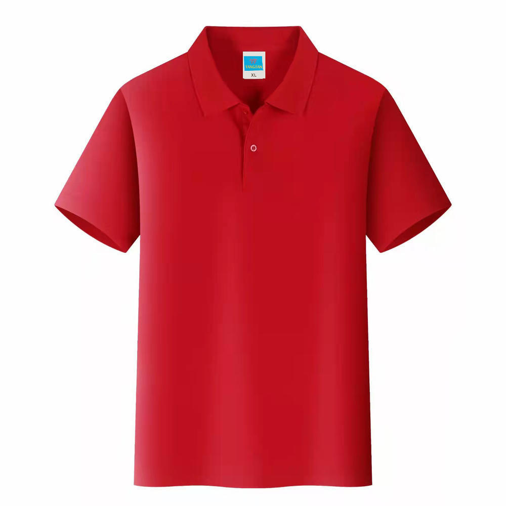 Men'S Solid Color Polo Collar T-Shirt Blank