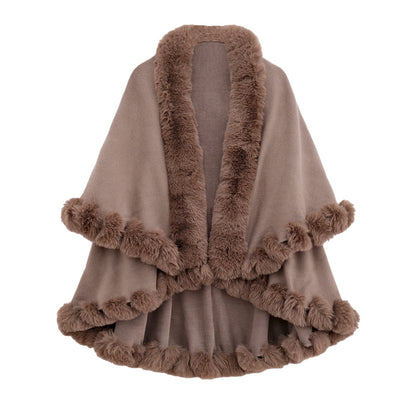 Autumn And Rabbit Fur Collar Layer Artificial