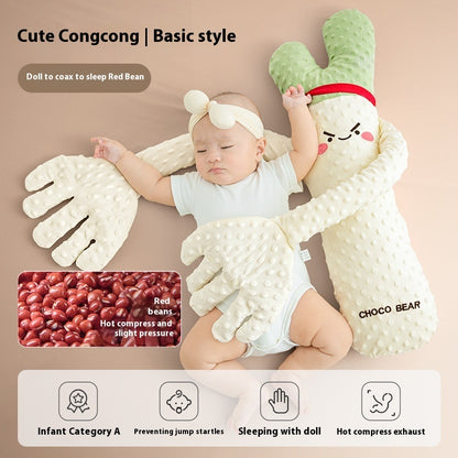 Baby'S Wheat Palm Holding Wheat Sleeping Chair