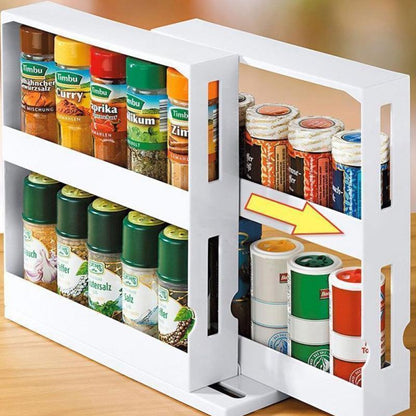 Kitchen Rotating Rack Spice Rack