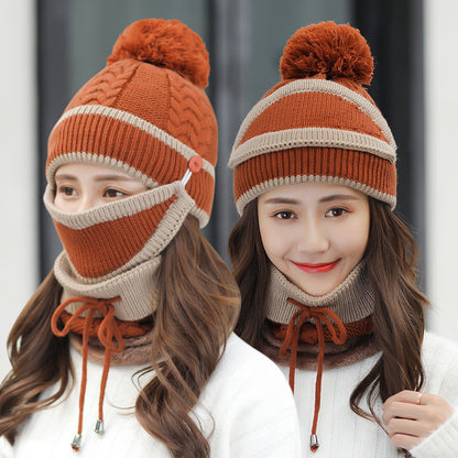 Hat For Women 3Pcs Knitted Beanie Hat