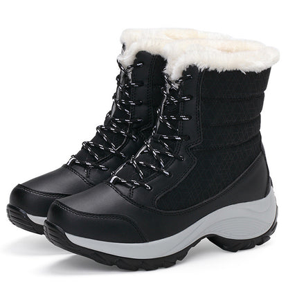 Snow Boots Plush Warm Ankle Boots For
