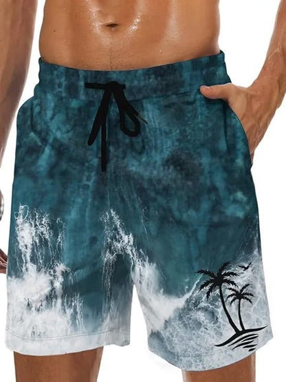 Hawaiian Series 3D Printed Summer Loose Beach