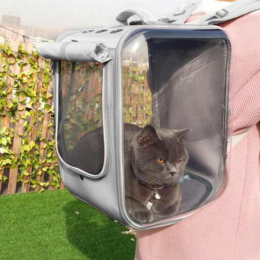 猫用キャリーバッグ 通気性のある猫用旅行用アウトドア用品