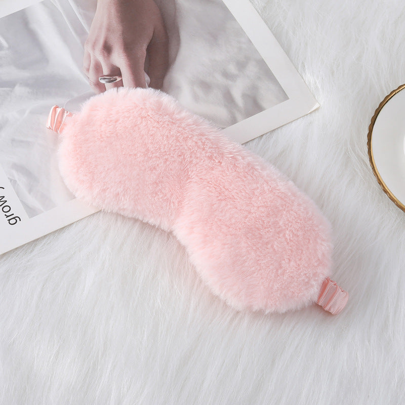 Rabbit Fur Eye Mask Autumn And Comfortable