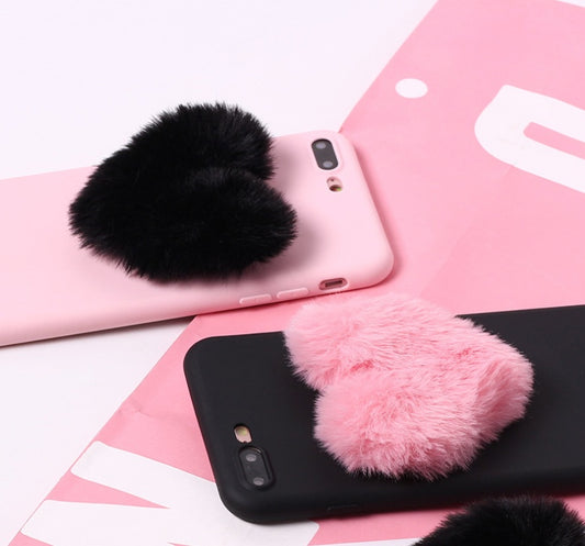 Lovely 3D Furry Love Hearts Cute Hair