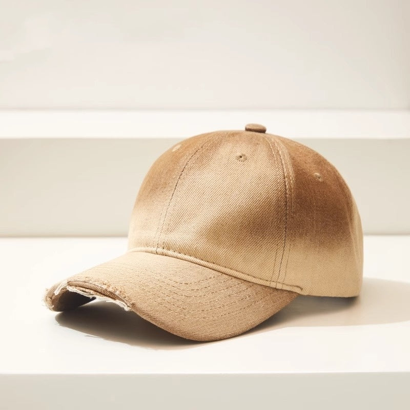 Distressed Denim Casual All-Match Ripped Baseball Cap