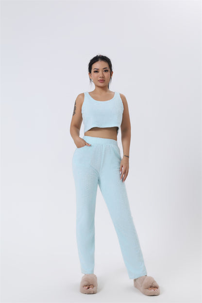 Cozy Pajama Set, 3 Piece Lounge Set,