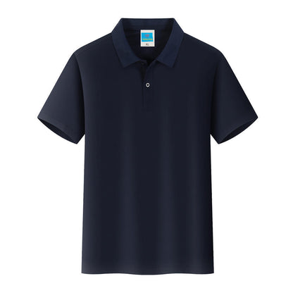 Men'S Solid Color Polo Collar T-Shirt Blank