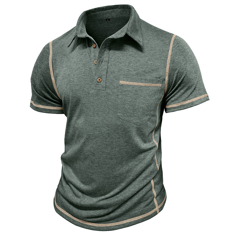 Personalized Short-Sleeved Lapel T-Shirt