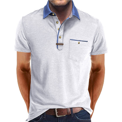 European And American Men'S Clothing Short Sleeve