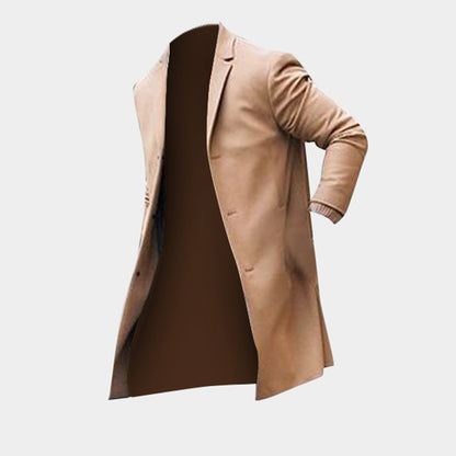Men'S Trench Jackets Coats Overcoat Classic Jackets