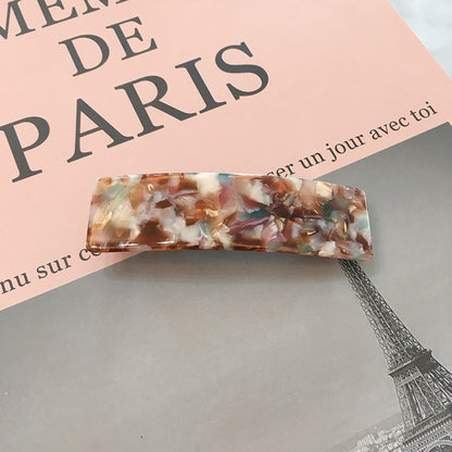 Acetate Simple Graceful Hair Accessories Horizontal Clip