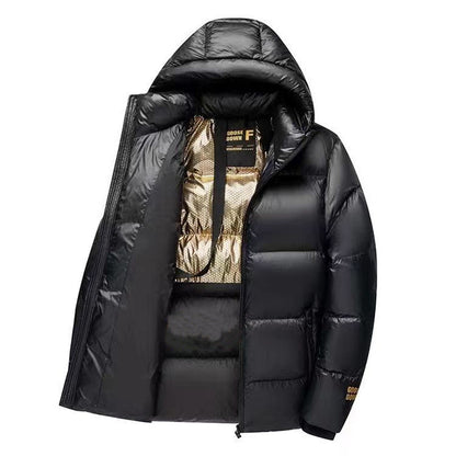 Short Autumn And Warm Quilted Jacket Men'S