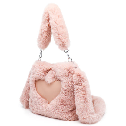 Fluffy Shoulder Bag Top-Handle Bag Female Autumn
