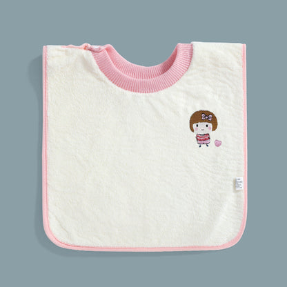 Child Wash Towel Baby Embroidery Bib